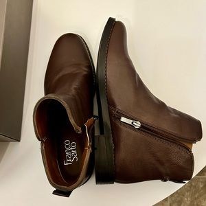 Franco Sarto Brown Leather Bootie